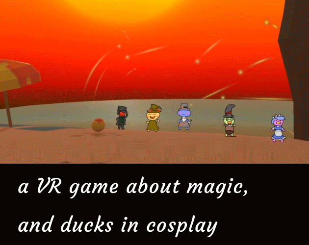 A VR Game About Magic, and Ducks in Cosplay Cover Art